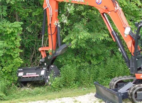 bradco flail mower mini excavator|flail mowers for sale.